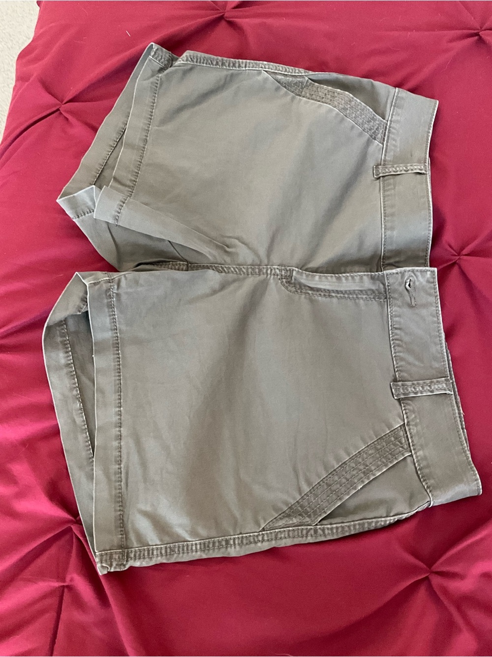 Maurices Men's Flat-Front Shorts in Olive